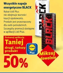 Wszystkie napoje energetyczne Black