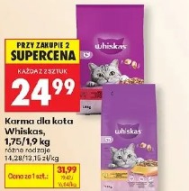 Whiskas Karma dla kota Whiskas, 1,75/1,9 kg