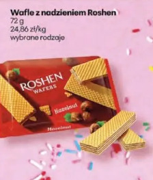 Wafle z nadzieniem Roshen