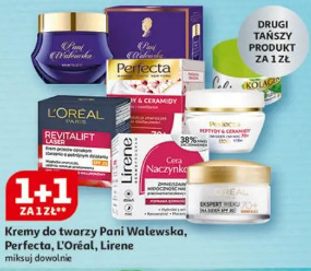 Kremy do twarzy Pani Walewska, Perfecta, L'Oréal, Lirene
