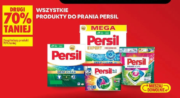 Wszystkie produkty do prania Persil