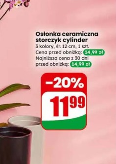 Osłonka ceramiczna storczyk cylinder