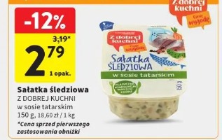 Sałatka śledziowa w sosie tatarskim Z Dobrej Kuchni