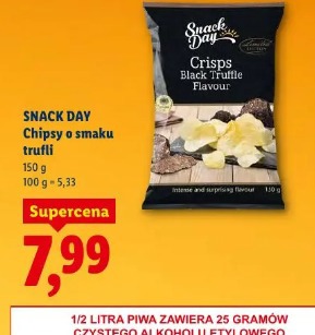 Snack Day Chipsy o smaku trufli
