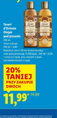 Tesori d'Oriente Olejek pod prysznic