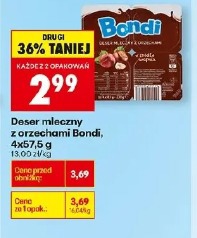 Deser mleczny z orzechami Bondi