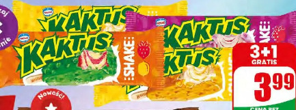 Lody na patyku Kaktus Shake