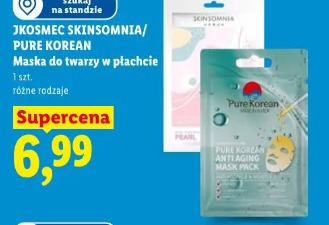 Jkosmec SkinsoMnia/Pure Korean Maska do twarzy w płachcie