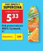 Sok pomarańcza 100% Tymbark