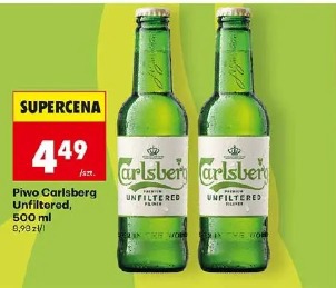 Piwo Carlsberg Unfiltered