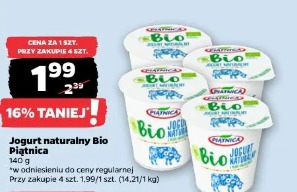 Jogurt naturalny Bio Piątnica