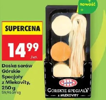 Deska serów Górskie Specjały z Mlekovity