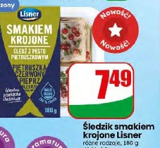 Śledzik smakiem krojone Lisner