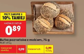 Bułka poznańska z makiem