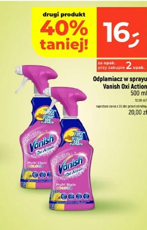 Odplamiacz w sprayu Vanish Oxi Action