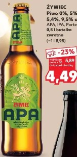 Żywiec Piwo 0%, 5%, 5.4%, 9.5% alk. APA, IPA, Porter
