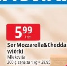 Ser Mozzarella&Cheddar wiórki Mlekovita