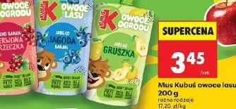 Mus Kubuś owoce lasu, 200 g
