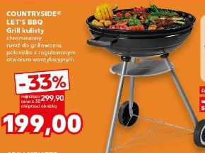 Countryside Let's BBQ Grill kulisty chromowany
