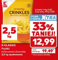 K-Classic Crinkles Frytki karbowane lub proste