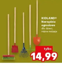 Kidland narzędzia ogrodowe dla dzieci, różne rodzaje