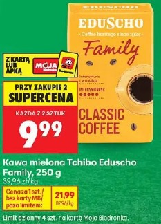 Kawa mielona Tchibo Eduscho Family 250 g 
