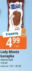 Lody Monte kanapka Oreco/Zott