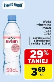 Woda mineralna Evian