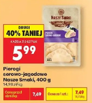 Pierogi serowo-jagodowe Nasze Smaki