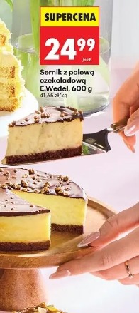 Sernik z polewą czekoladową E.Wedel