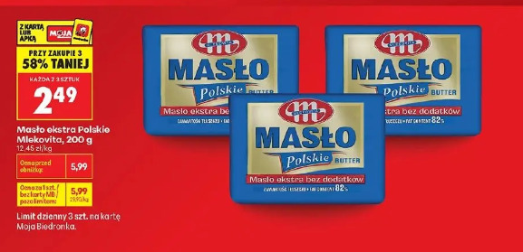Masło ekstra Polskie Mlekovita