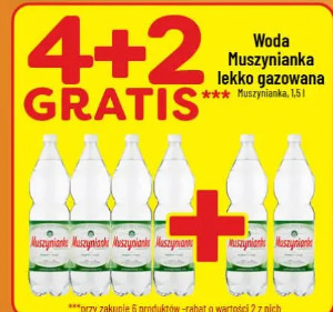 Woda Muszynianka lekko gazowana