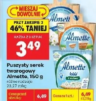 Puszysty serek twarogowy Almette