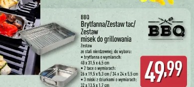 Brytfanna/ Zestaw tac/ Zestaw misek do grillowania 