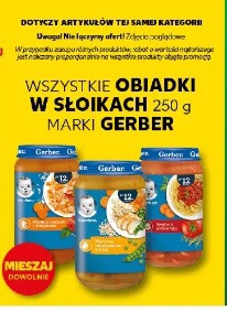 Wszystkie obiadki w słoikach 250 g marki Gerber