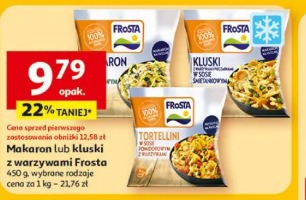 Makaron lub kluski z warzywami Frosta