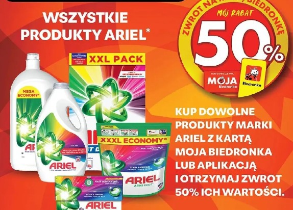 Wszystkie produkty Ariel