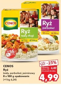 Cenos Ryż biały, parboiled, jaśminowy