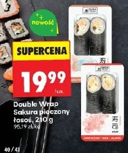 Double Wrap Sakura łosoś tyczony