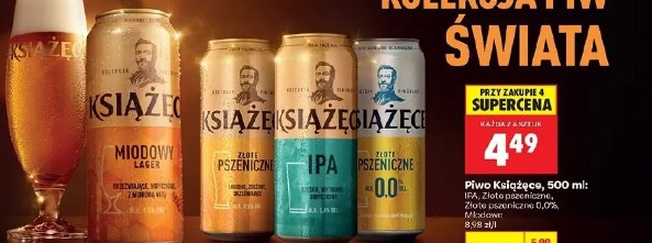Piwo Książęce Miodowe