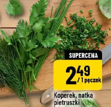 Koperek, natka pietruszki lub szczypiorek