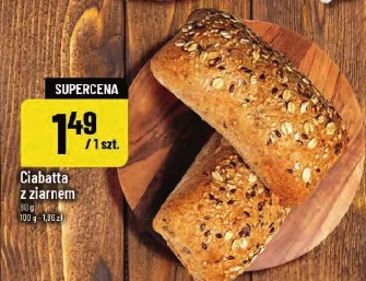 Ciabatta z ziarnem