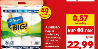 Almusso papier toaletowy 3-warstwowy