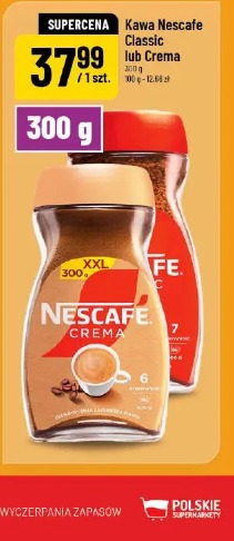 Kawa Nescafe Classic lub Crema