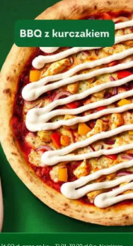 Pizza BBQ z kurczakiem