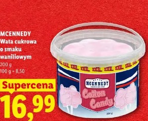 Mcennedy Wata cukrowa o smaku waniliowym