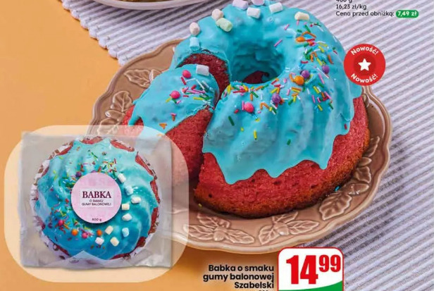 Babka o smaku gumy balonowej Szabelski