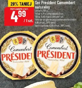 Ser President Camembert naturalny Lactalis
