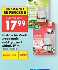 Air Wick zestaw: urządzenie elektryczne + wkład 19 ml