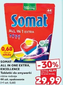 Somat All in one extra, Excellence Tabletki do zmywarki